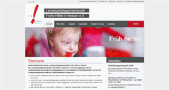 Desktop Screenshot of fruehe-hilfen-hessen.de